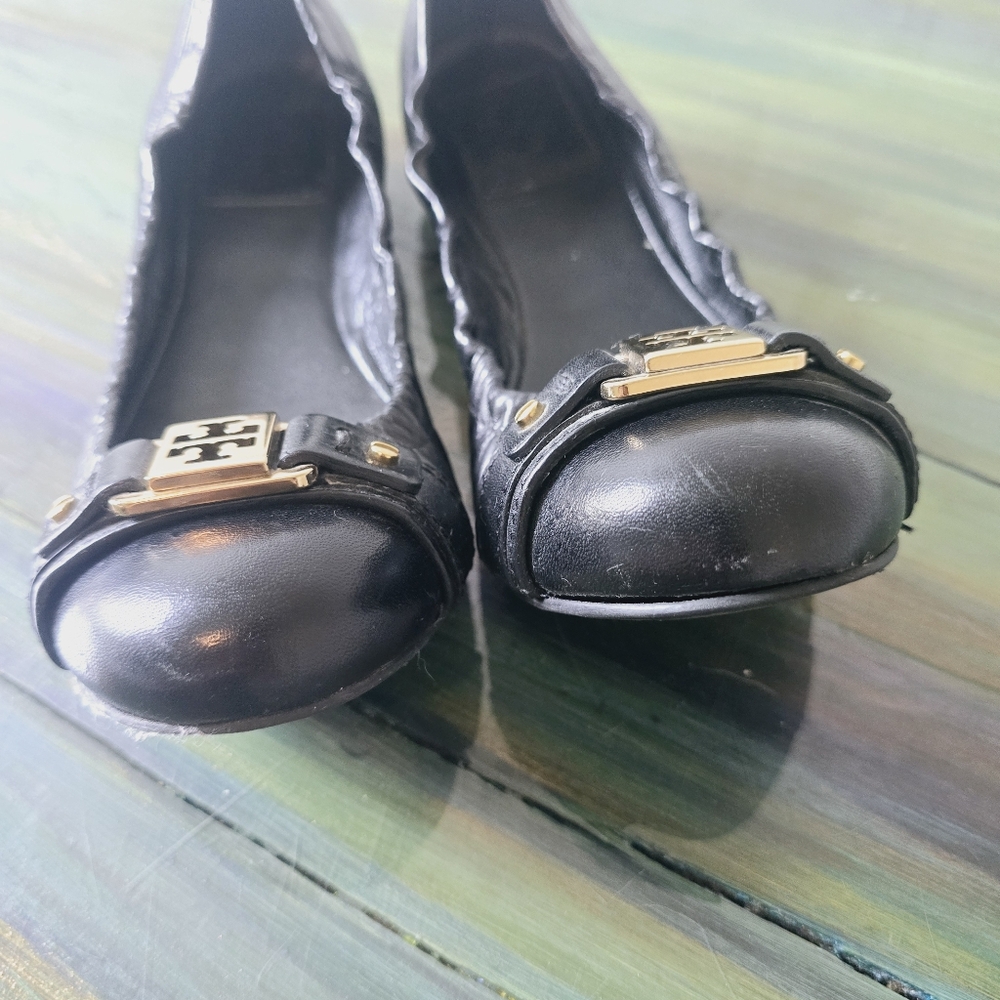 Tory Burch Leather Flats - Picture 3 of 9
